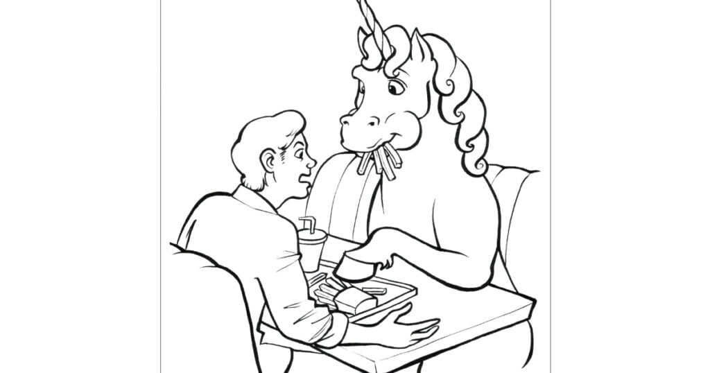 Livro para colorir unicórnios são idiotas Livro para colorir unicórnios são idiotas