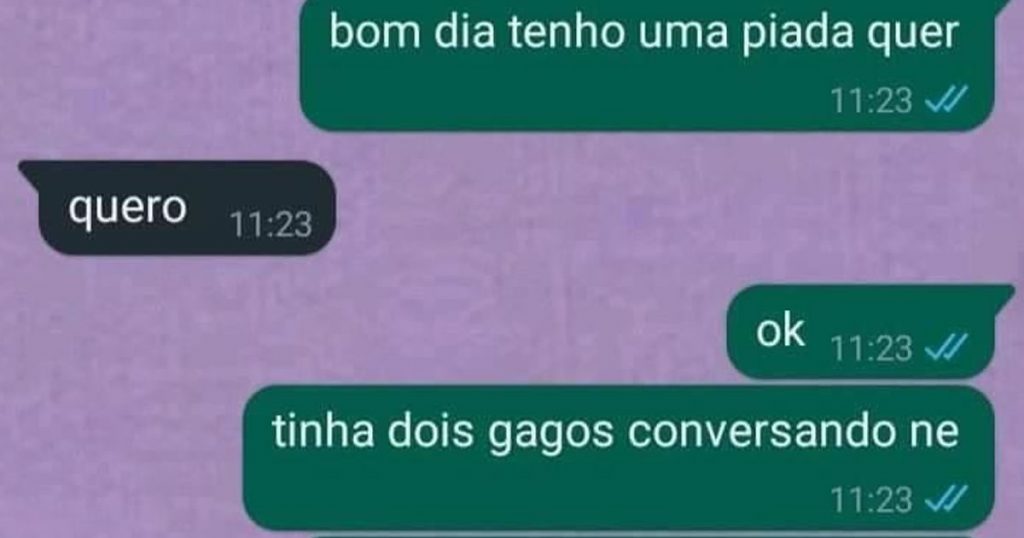 Piada de gago Piada de gago