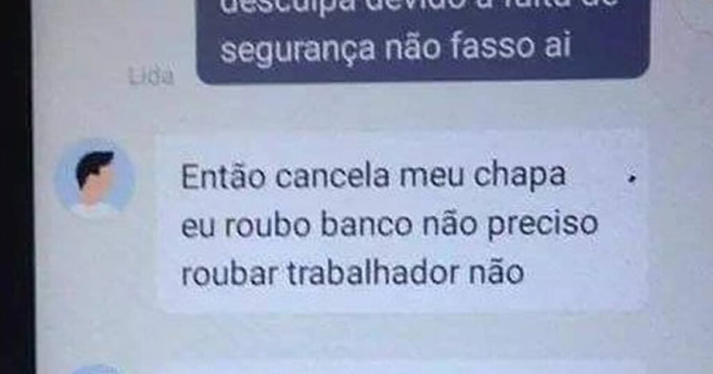 Você é um péssimo bandido Você é um péssimo bandido