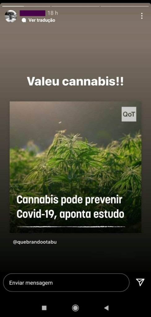 Você sabia: Cannabis pode prevenir Covid-19