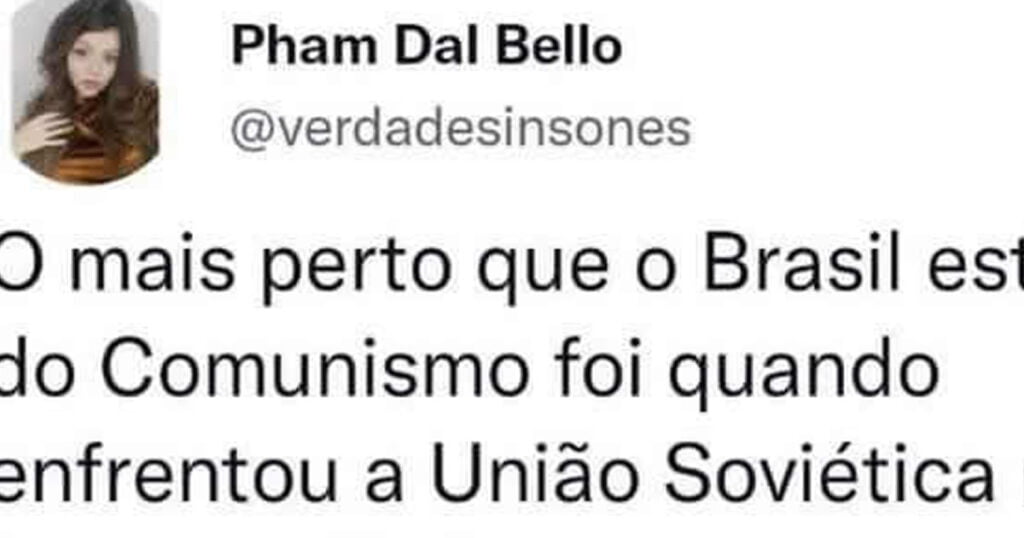 Mais perto que o Brasil esteve do Comunismo