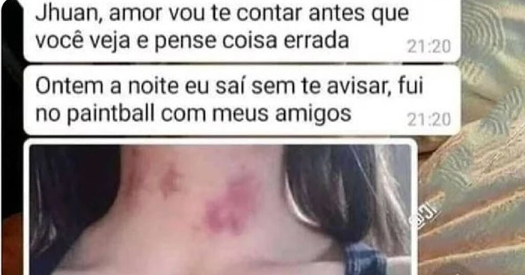 O perigo da bolinha do Paintball