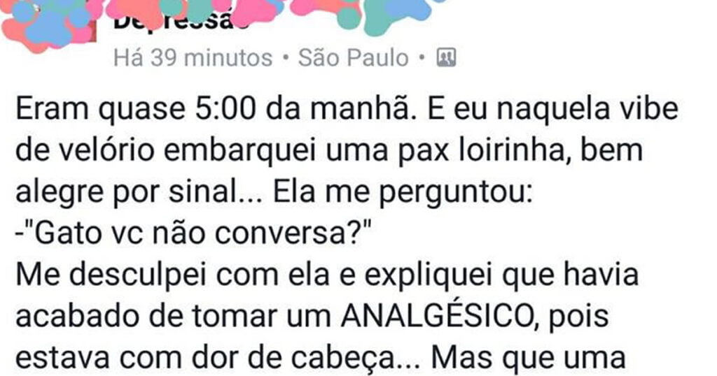 Quando o UBER precisa explicar o que é analgésico