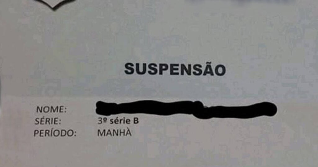Uma suspensão bem diferente
