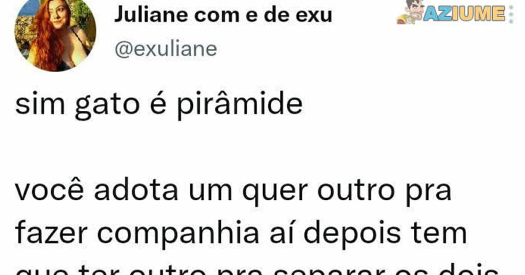Você sabia que gato é pirâmide? Você sabia que gato é pirâmide?