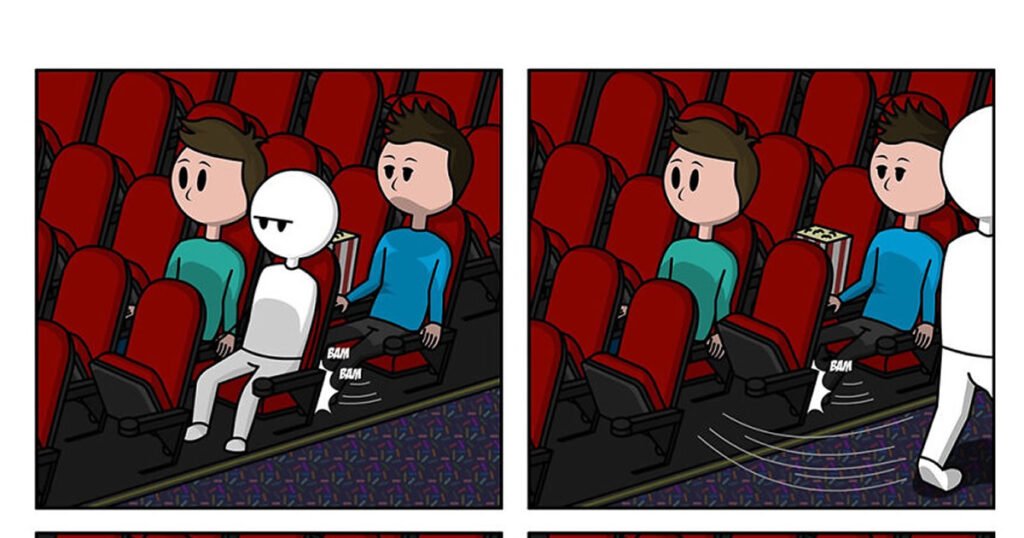 Coisa chata que acontece no cinema
