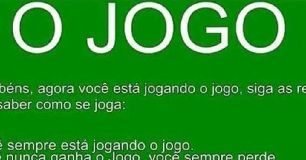 Parabéns, você acaba de perder o jogo Parabéns, você acaba de perder o jogo