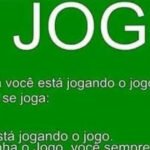 Parabéns, você acaba de perder o jogo