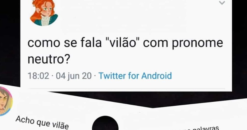 Como se fala vilão com pronome neutro?