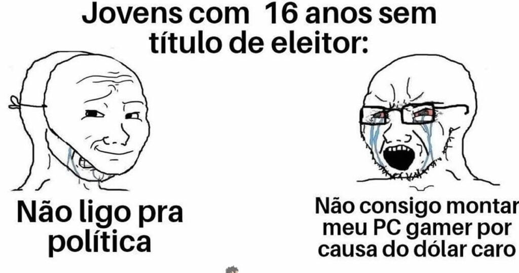 Jovem de 16 anos com e sem titulo de eleitor