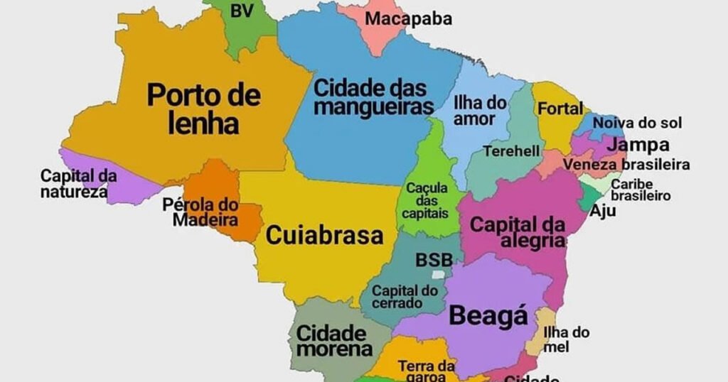 Os apelidos das capitais do Brasil Os apelidos das capitais do Brasil