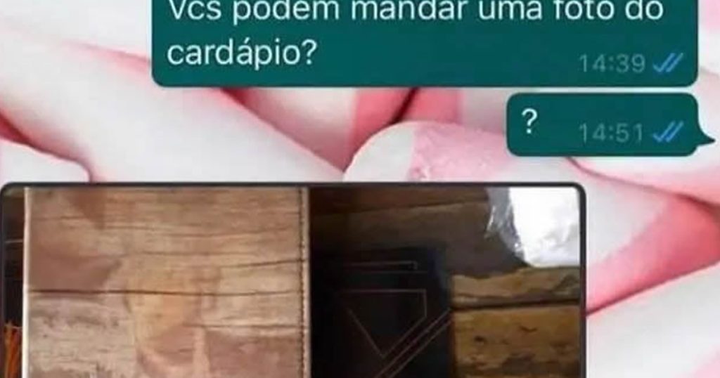 Quando o atendente é lerdo