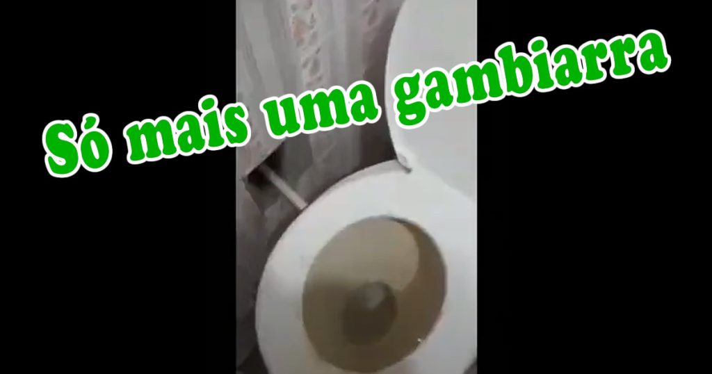 Só mais uma gambiarra na casa do pobre Só mais uma gambiarra na casa do pobre