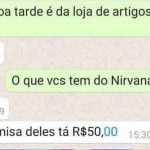 Aqui é uma loja de artigos de rock?