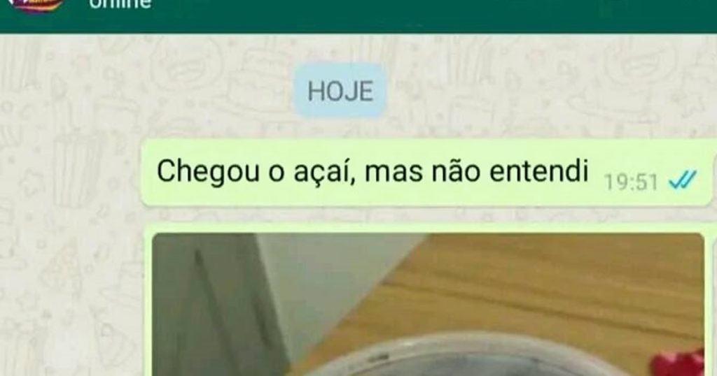 Chegou Açaí desmontado Chegou Açaí desmontado