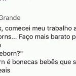 Comecei a fazer boneca reborn