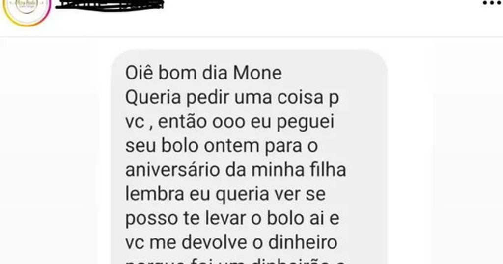 Posso devolver o bolo de aniversário Posso devolver o bolo de aniversário