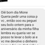 Posso devolver o bolo de aniversário