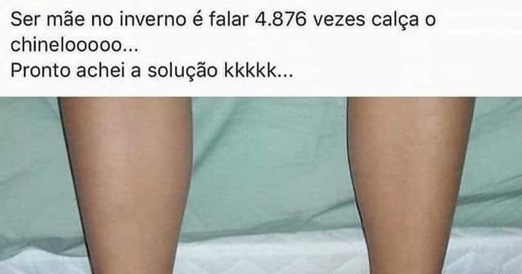 Ser mãe no inverno é isso