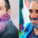 Tendência estranha do Instagram: Barba Glitter