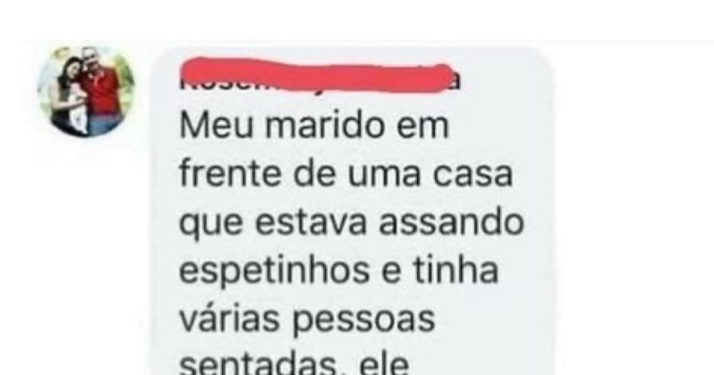 Se contar ninguém acredita