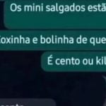 A inflação chegou nas coxinhas
