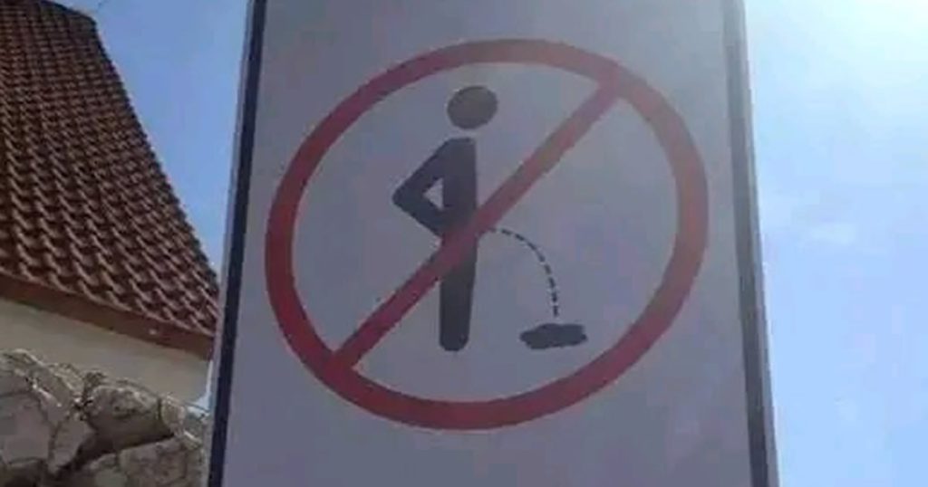 O que acontece se mija na rua?