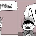 Quando o cabelo está no tamanho certo