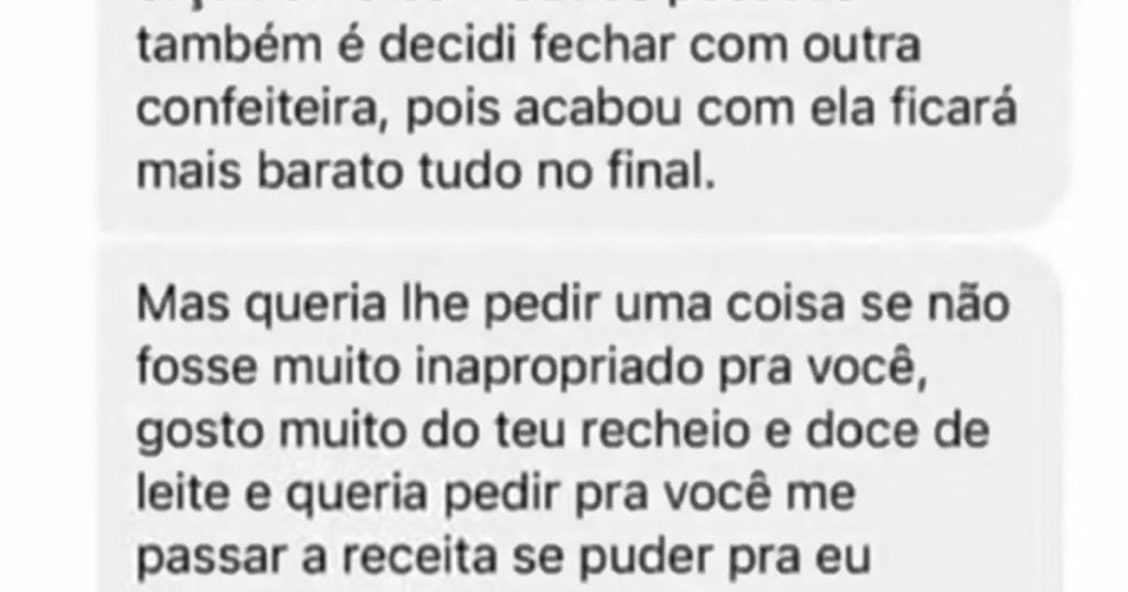 Será que ficou chateada?