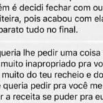 Será que ficou chateada?