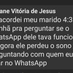 Com quem será que ela estava falando?