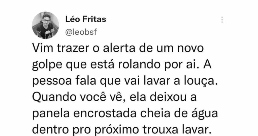 Cuidado galera, novo golpe na praça