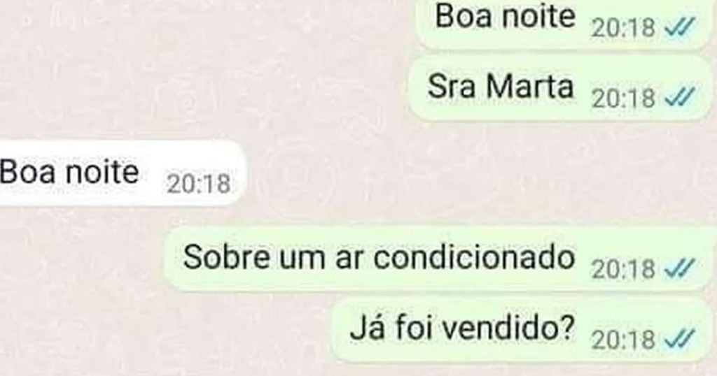 Isso foi uma pergunta? Isso foi uma pergunta?