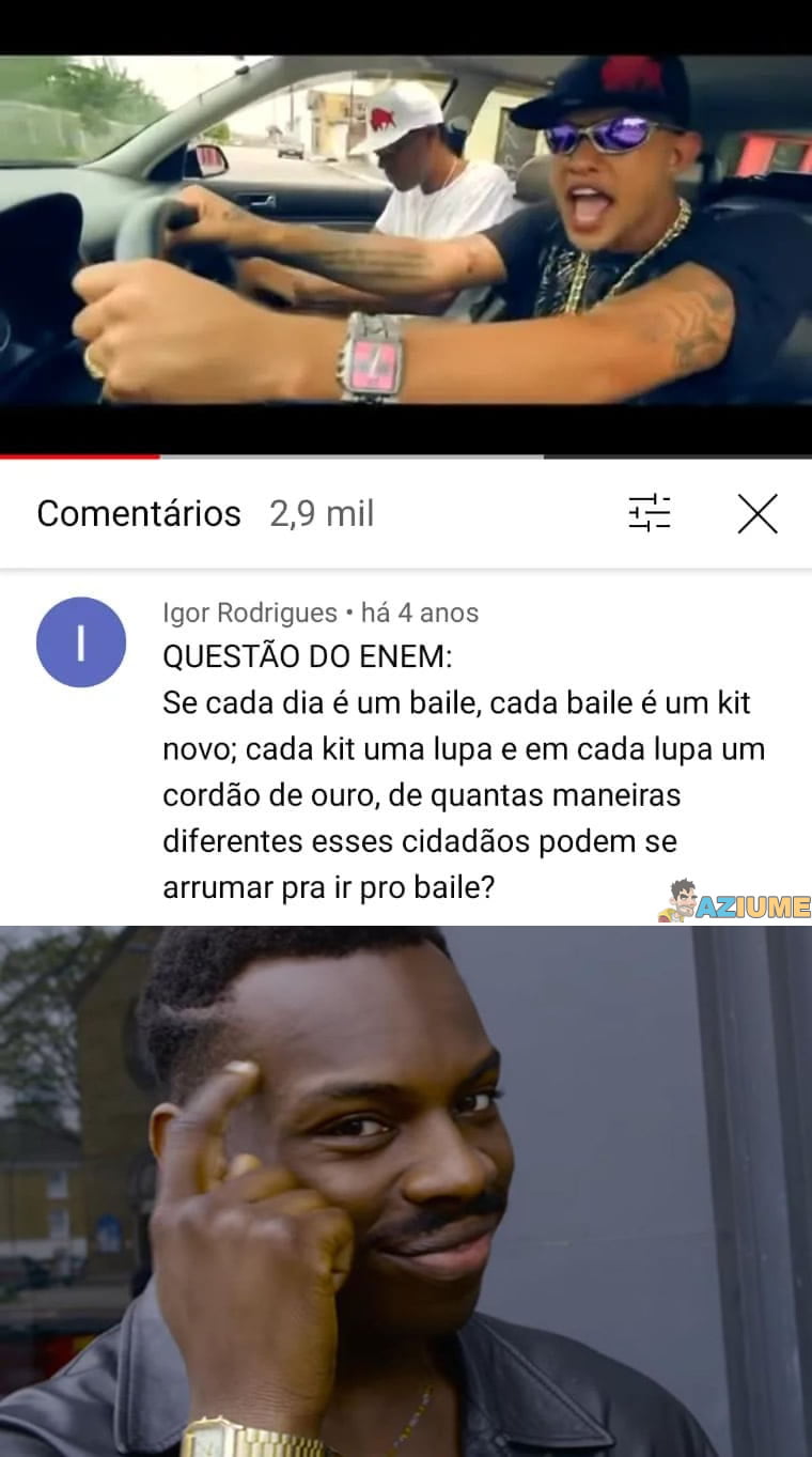 Aquela questão do Enem