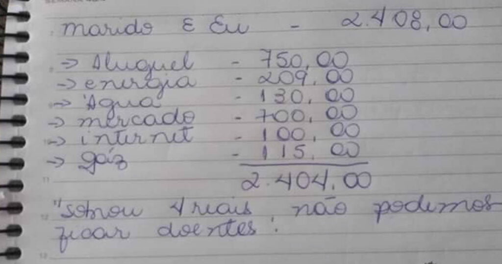 A realidade de um casal brasileiro