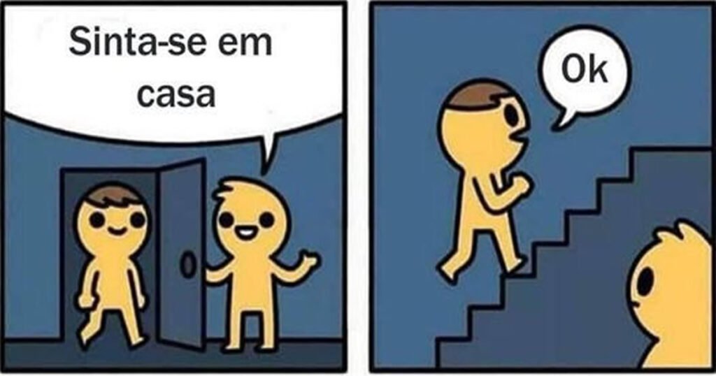 Sinta-se em casa Sinta-se em casa