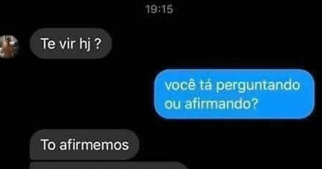 Tem gente que tem um dialeto próprio Tem gente que tem um dialeto próprio