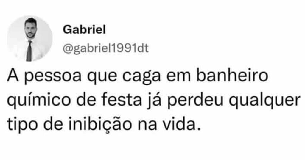 Um fato sobre banheiro químico de festa Um fato sobre banheiro químico de festa