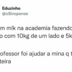 Instrutora de academia