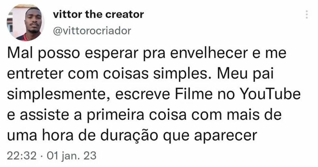 Minha meta para ser idoso Minha meta para ser idoso