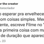 Minha meta para ser idoso