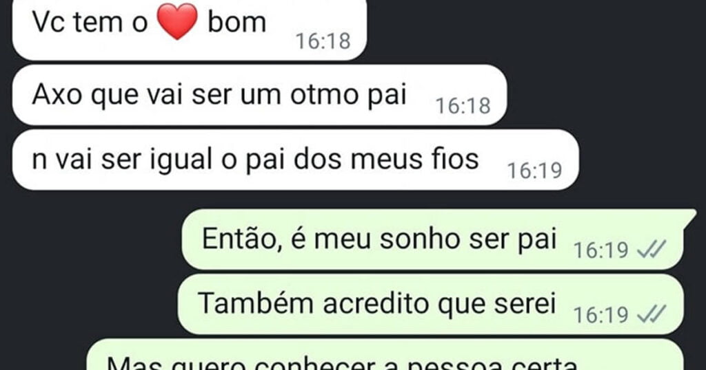 Quer ser pai dos meus filhos Quer ser pai dos meus filhos