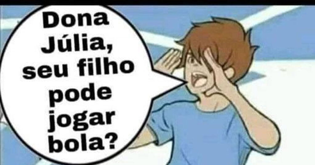 Seu filho pode jogar bola? Seu filho pode jogar bola?