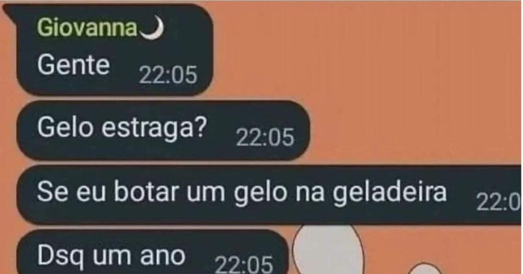 Gelo estraga?
