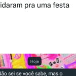 Me convidaram pra uma festa na minha casa