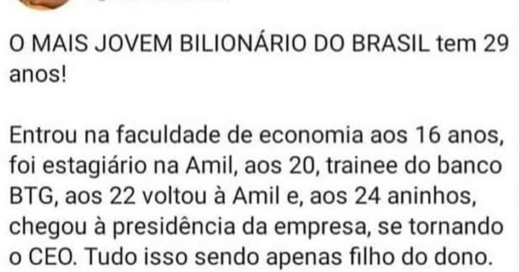 O mais novo bilionário com apenas 29 anos