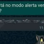 Modo alerta vermelho amor