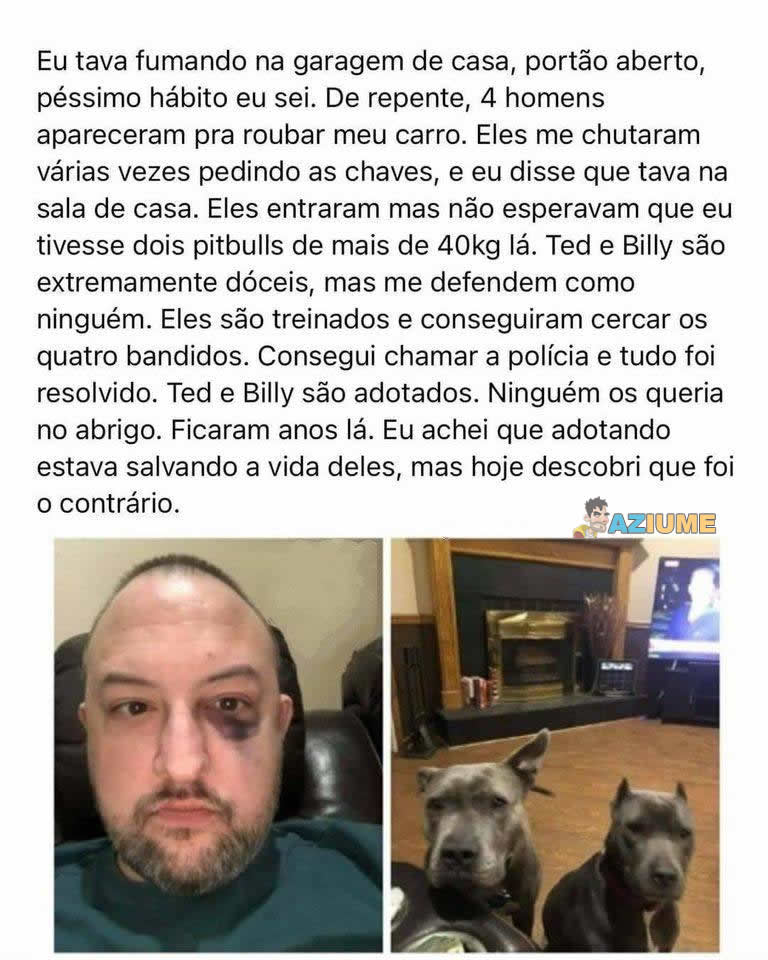 Ted e Bily salvaram minha vida