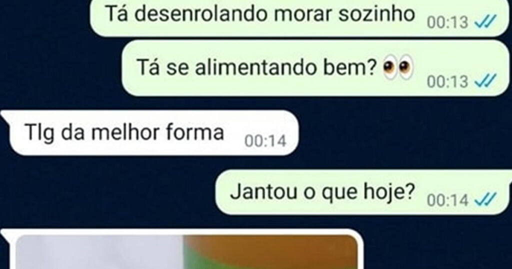 Aquela alimentação de quem mora sozinho