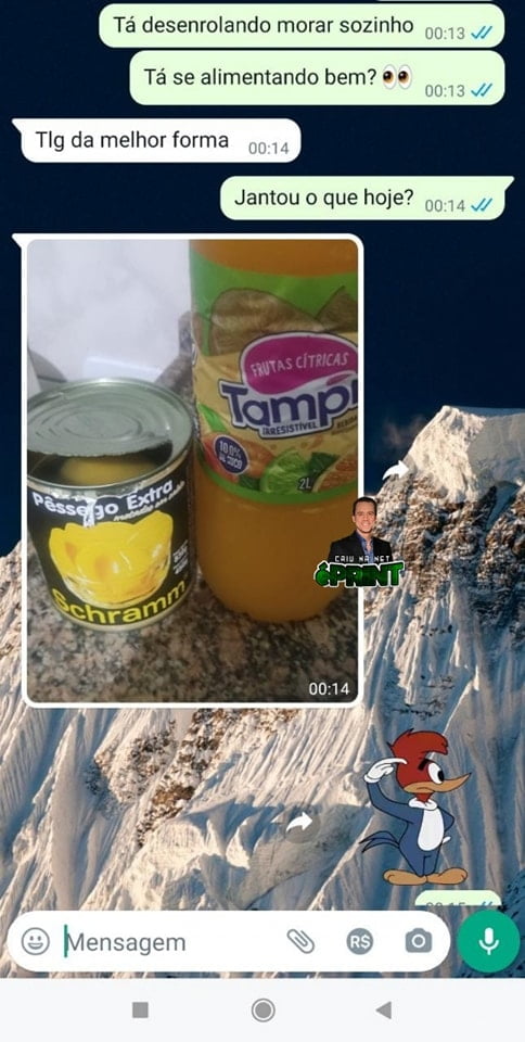 Aquela alimentação de quem mora sozinho